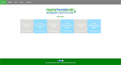 Desktop Screenshot of nossomundo.net