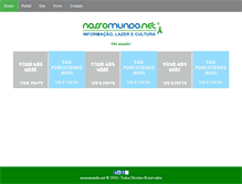 Tablet Screenshot of nossomundo.net